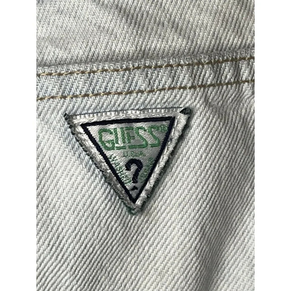 GUESS Denim - Vintage 90s Guess George Marciano Jeans White Washed Women’s 32 X32 straight/Y2K